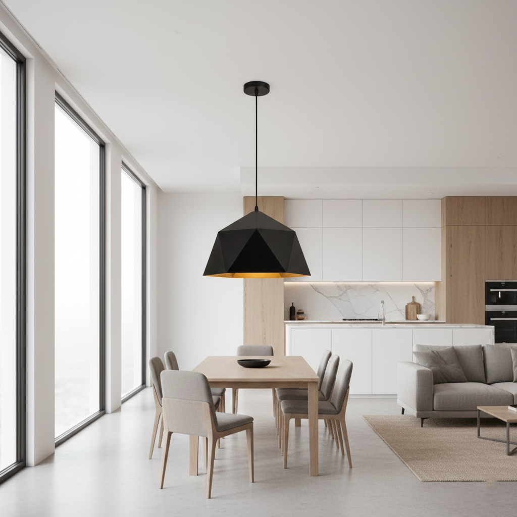 Atria Geometry Nordic Metal Pendant Light