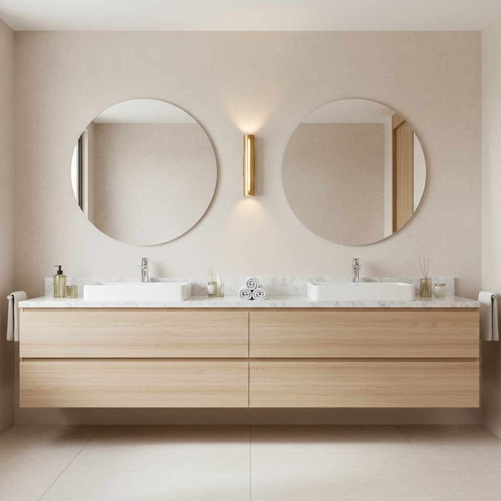 Eury Minimalist Copper Wall Light