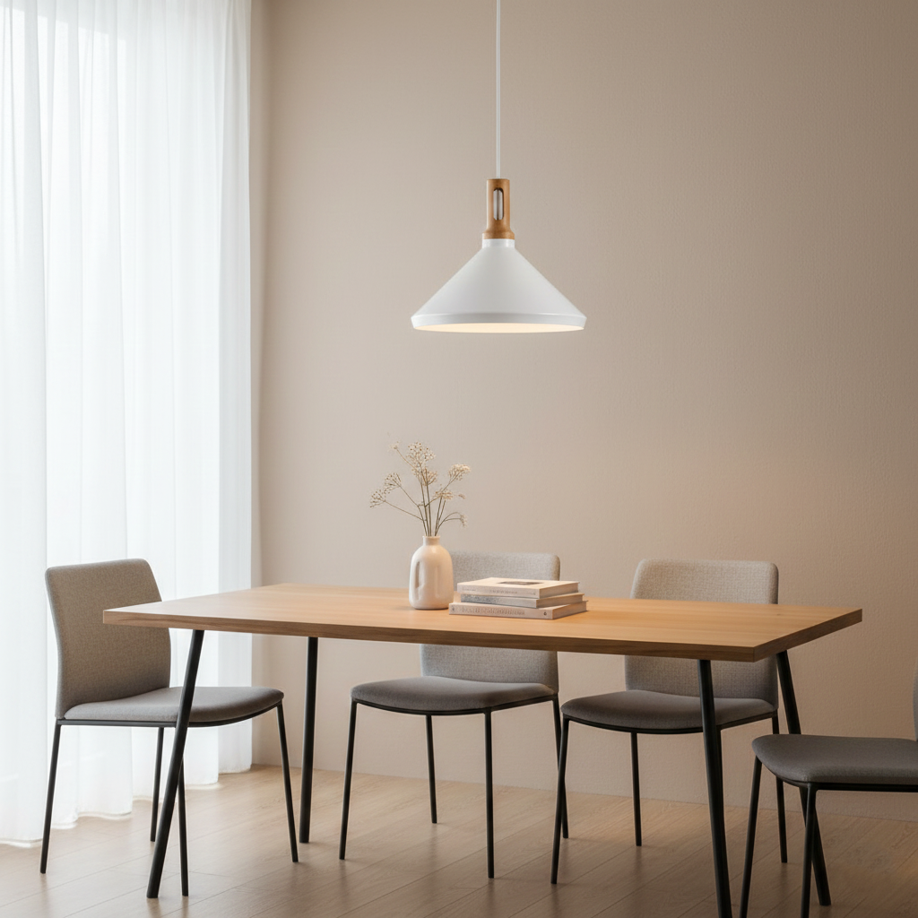 Anitra Nordic Cone Metal Pendant Light