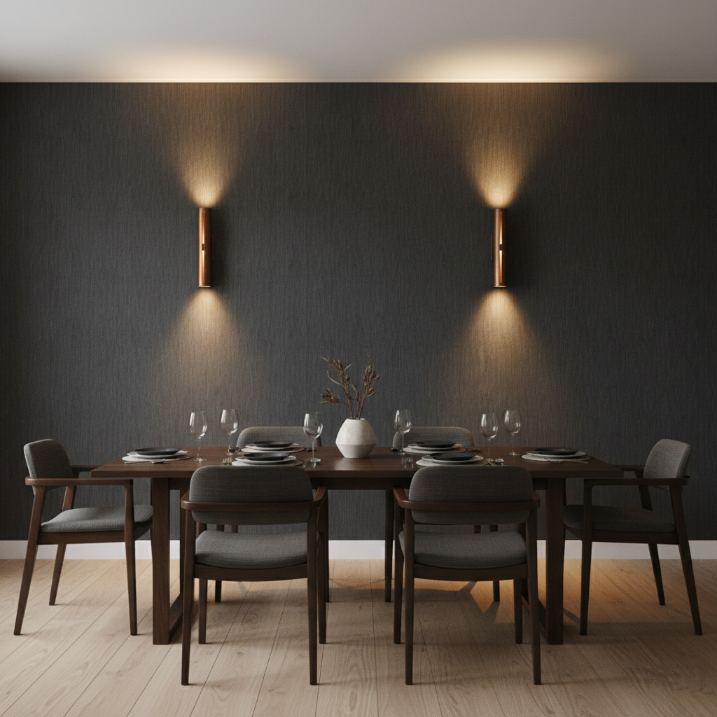 Eury Minimalist Copper Wall Light