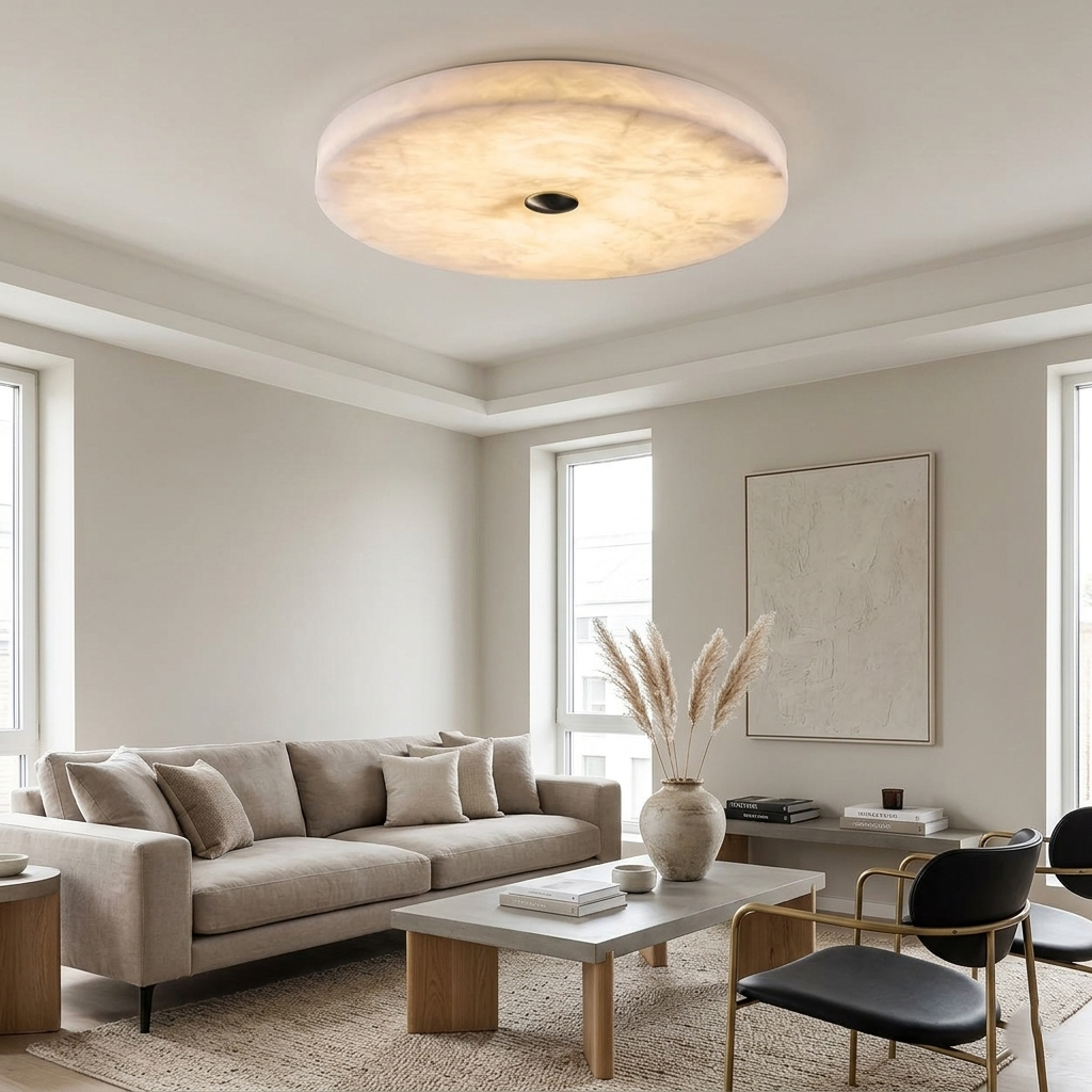 Aurelia Alabaster Marmor LED Deckenleuchte