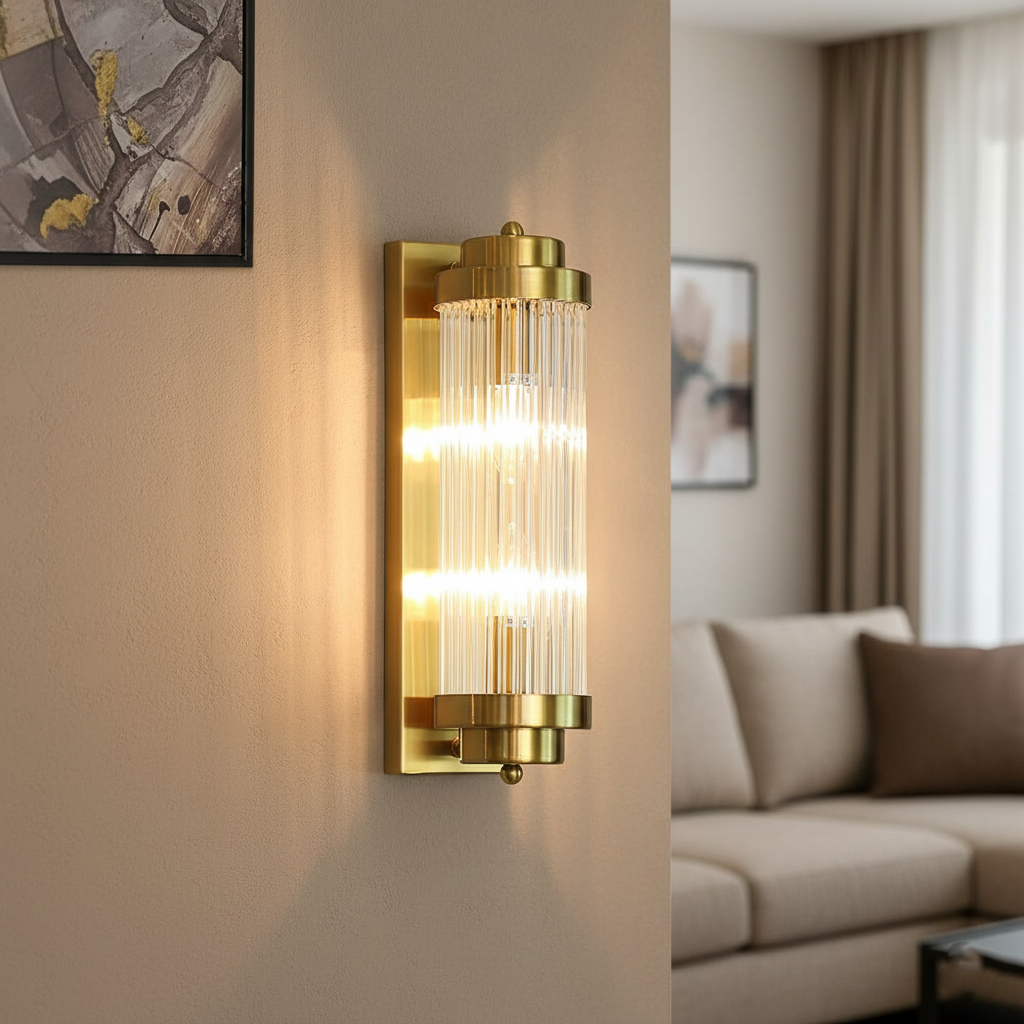 The Offset Pillar Wall Light