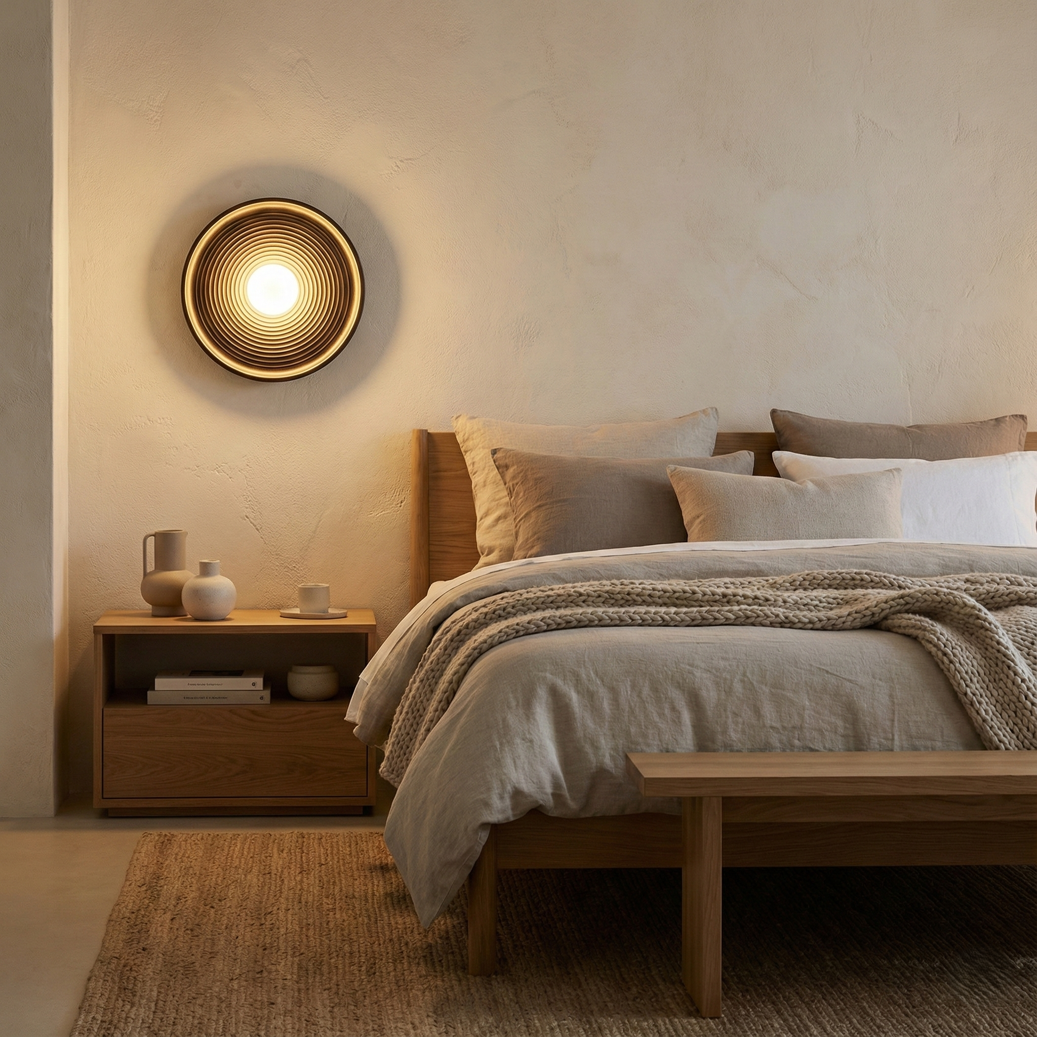 Liora Minimalist Resin Wall Light