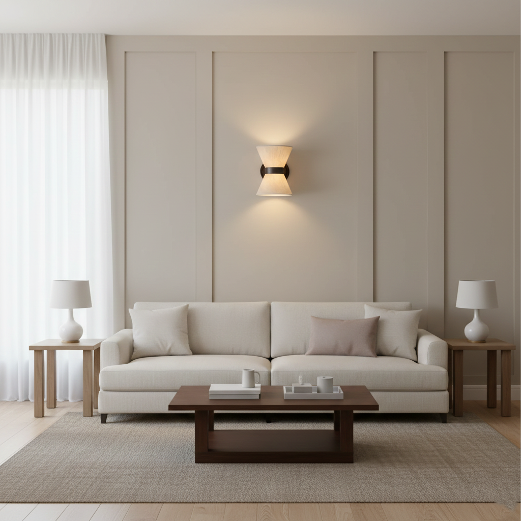 Fontane Wabi Sabi Silk Wall Light