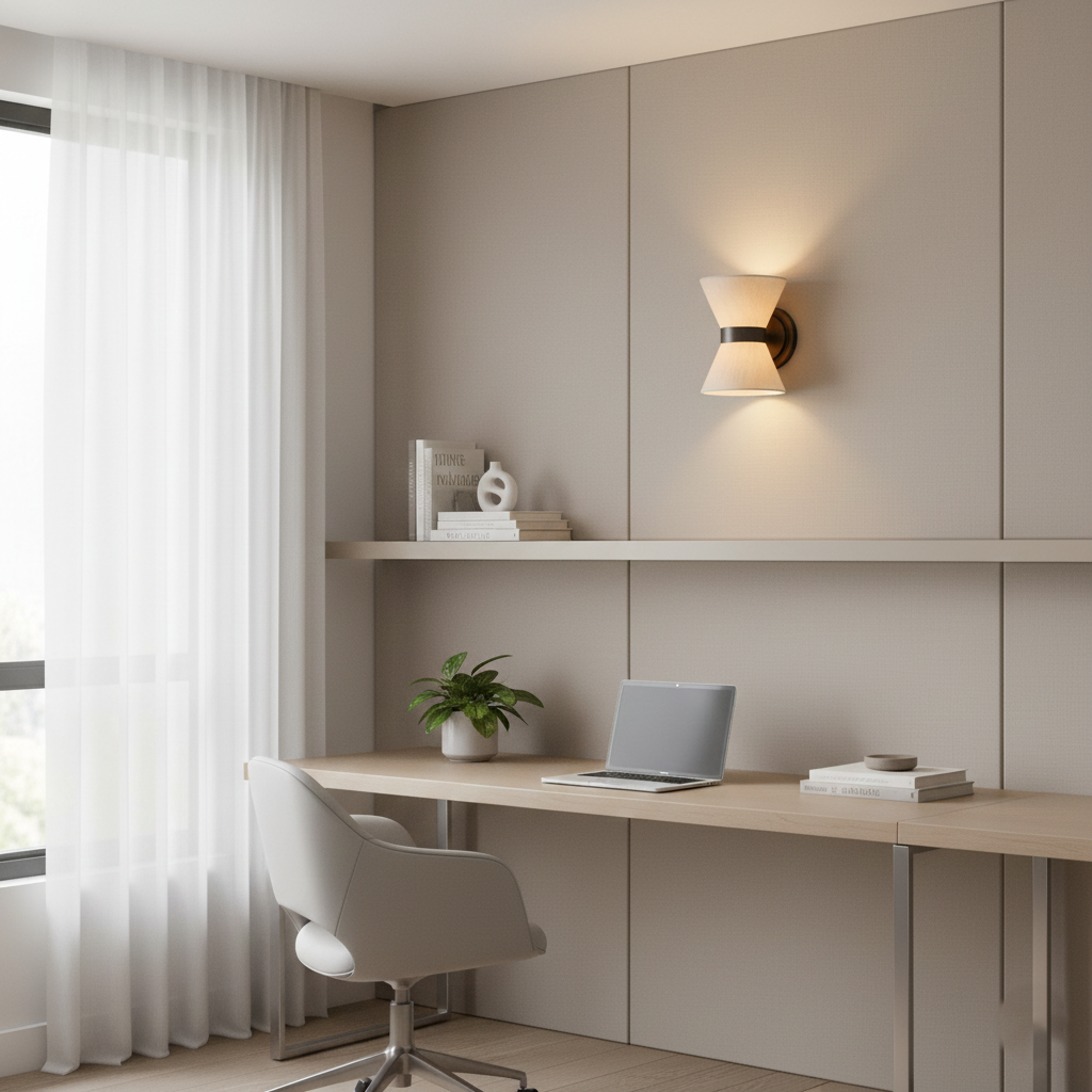 Fontane Wabi Sabi Silk Wall Light