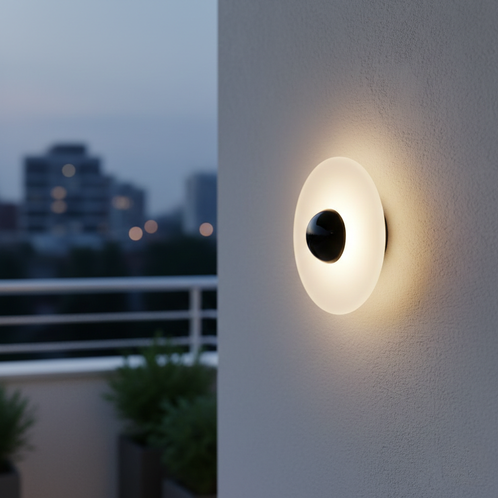 Ciro Modern Round Metal Wall Lamp