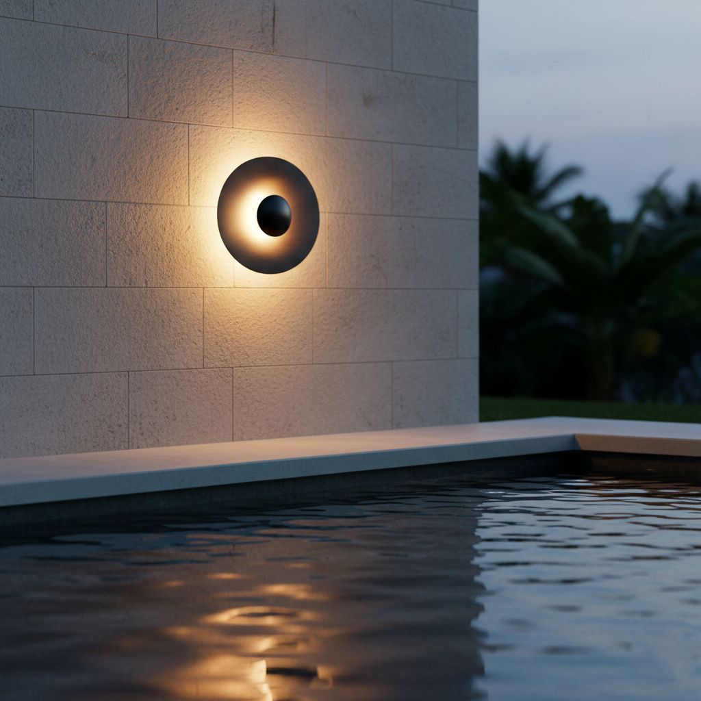 Ciro Modern Round Metal Wall Lamp