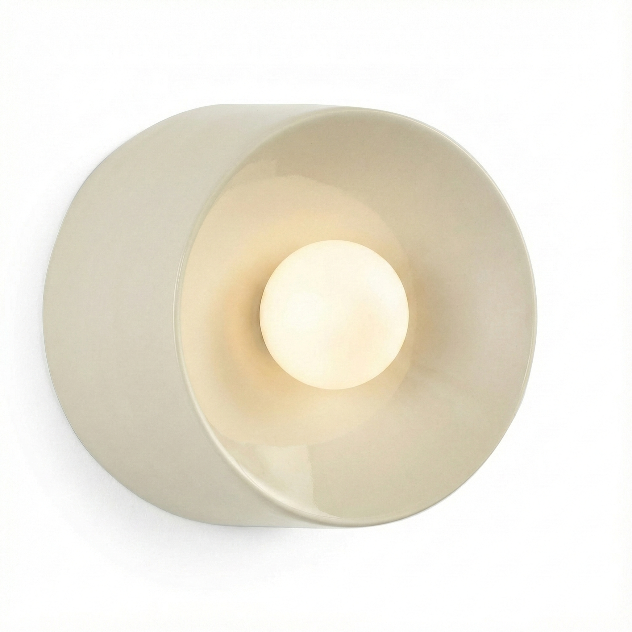 Dylan Bauhaus Minimalist Ceramic Wall Light