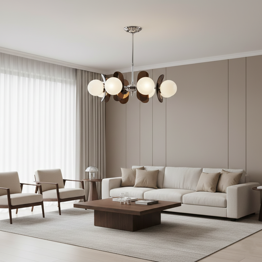 Aurelia Modern Bauhaus Glass Pendant Light