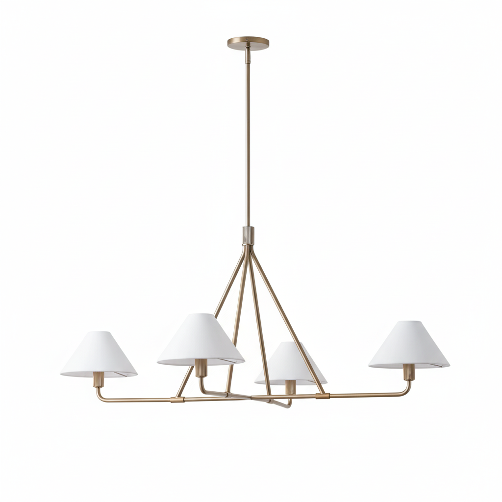 Beatrix Modern Linen Pendant Light