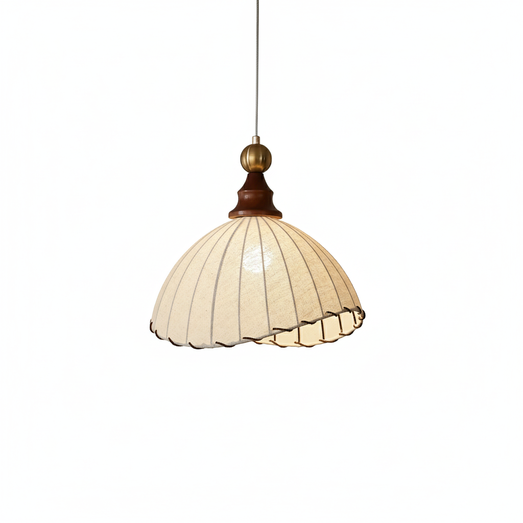 Eleonora Minimalist Silk Pendant Light