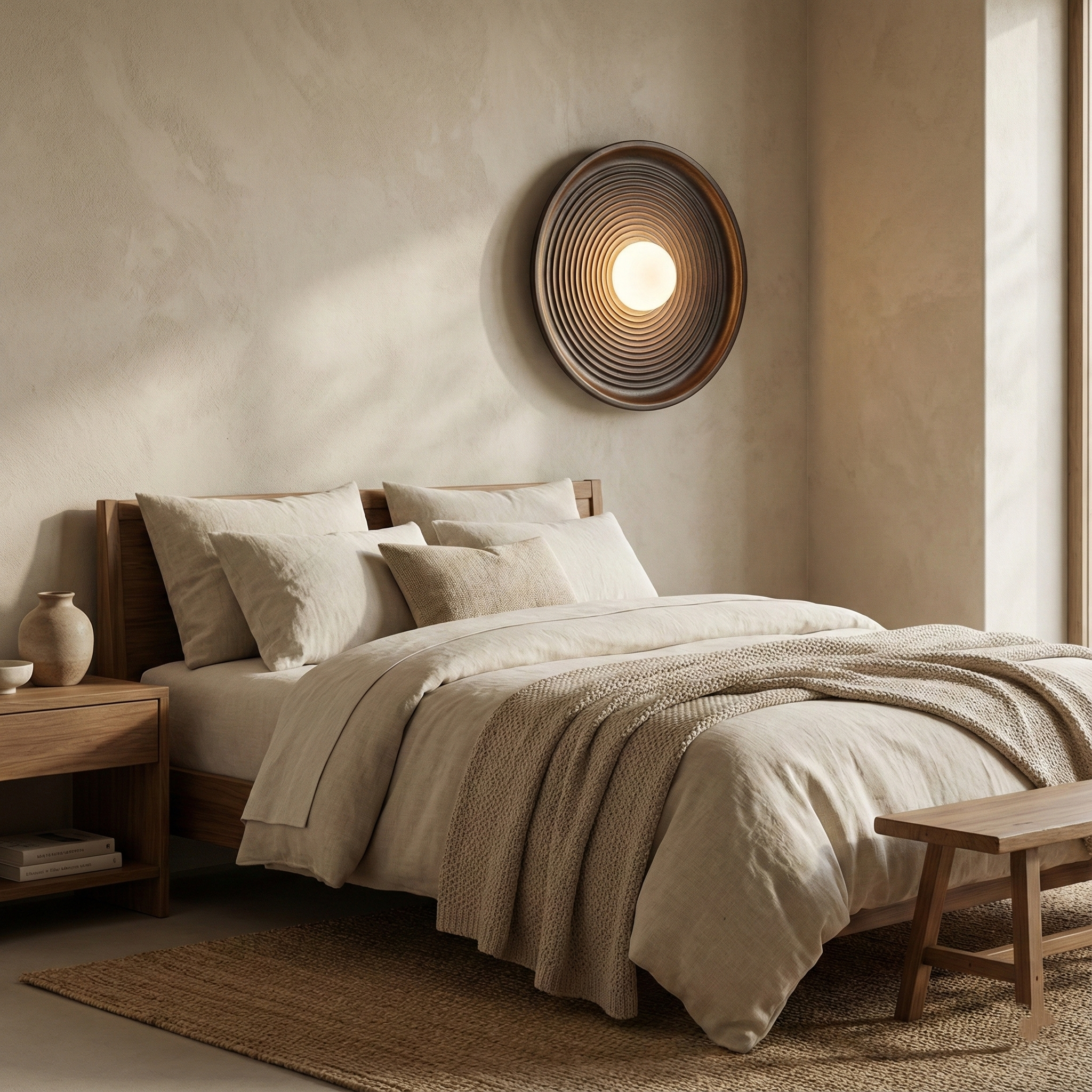 Liora Minimalist Resin Wall Light