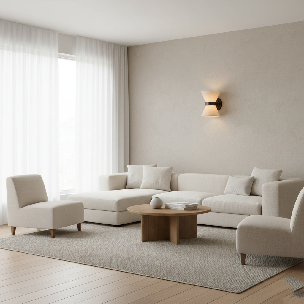 Fontane Wabi Sabi Silk Wall Light