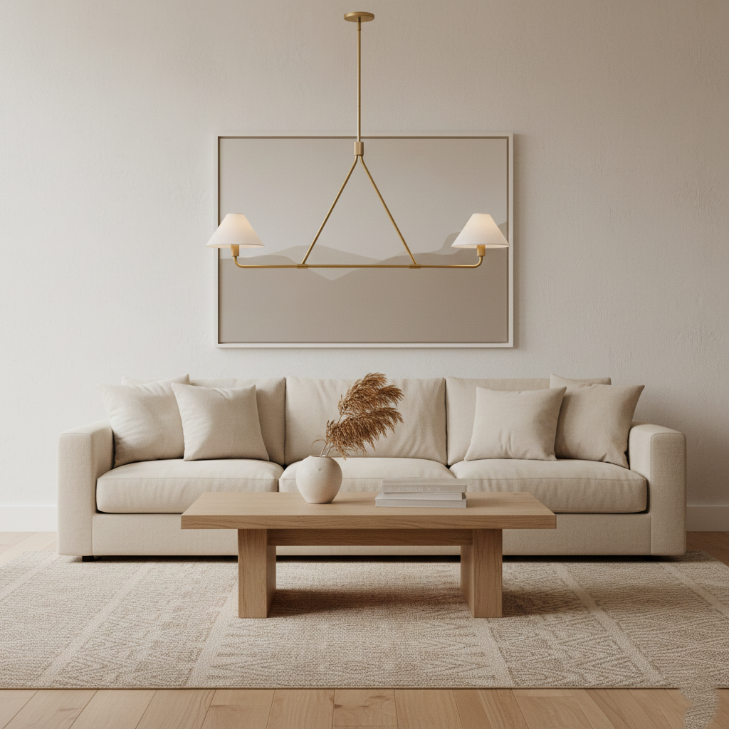 Beatrix Modern Linen Pendant Light