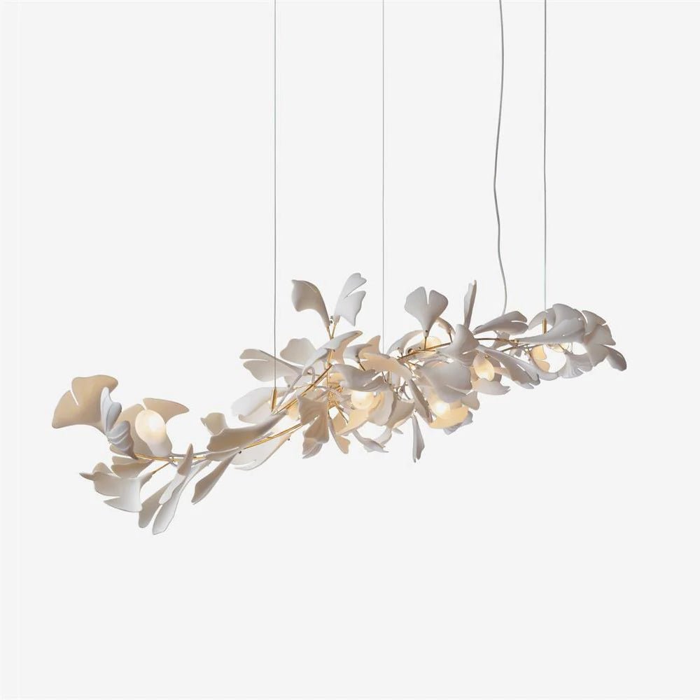Vital Bloom Ceramic Leaf Modern Chandelier