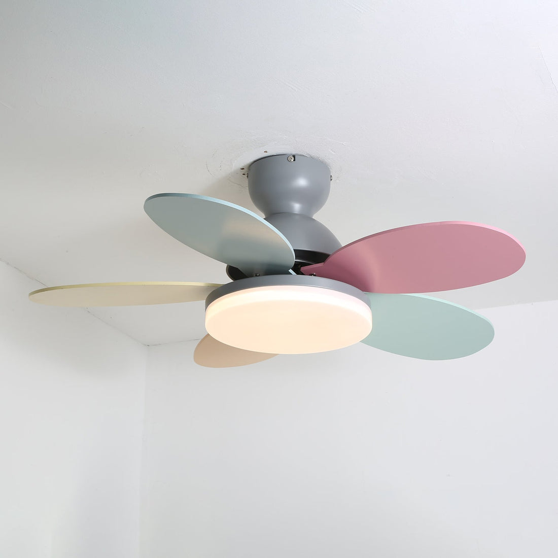 Petalo Nordic Petal-Shaped Acrylic Ceiling Fan Light