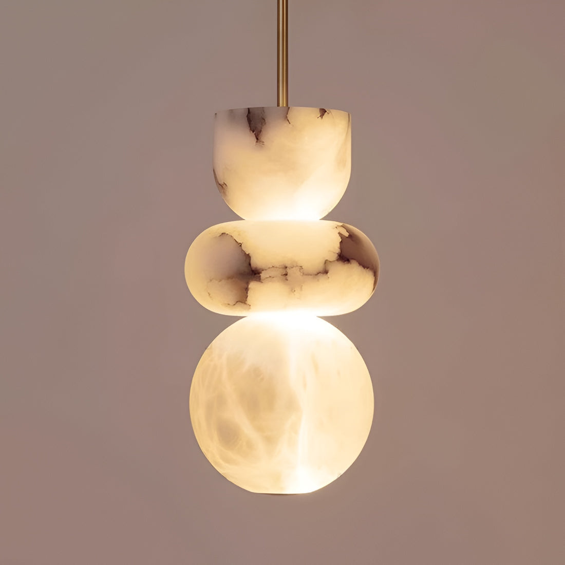 Elara Nordic Natural Marble Pendant Light