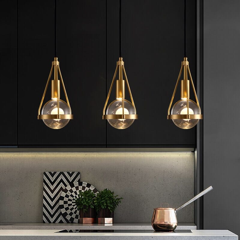 Rowan Nordic Gold Pendant Light