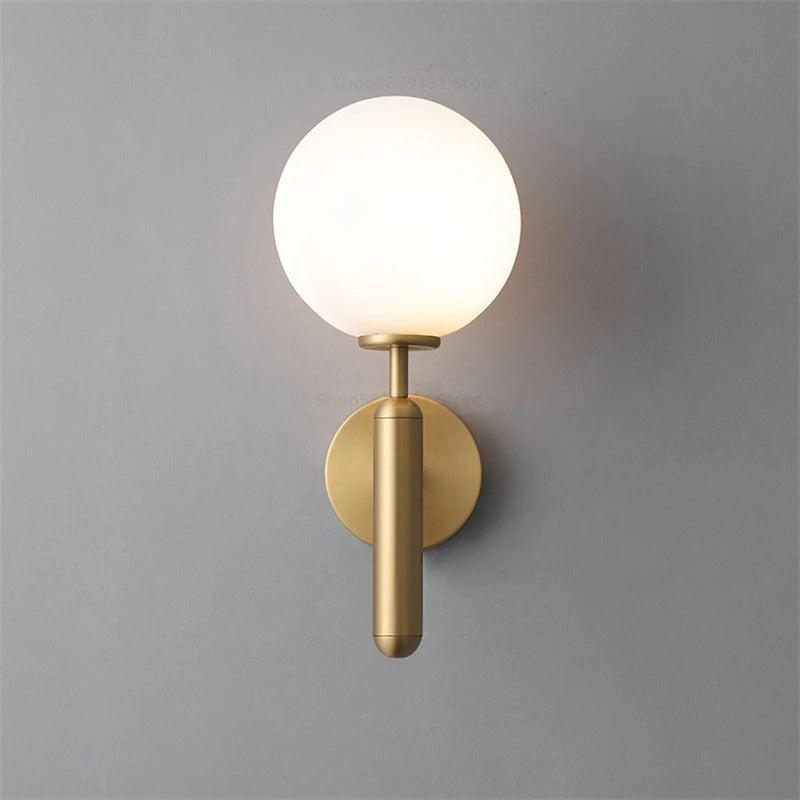 Minimalist Globe Mystical Radiance Wall Light