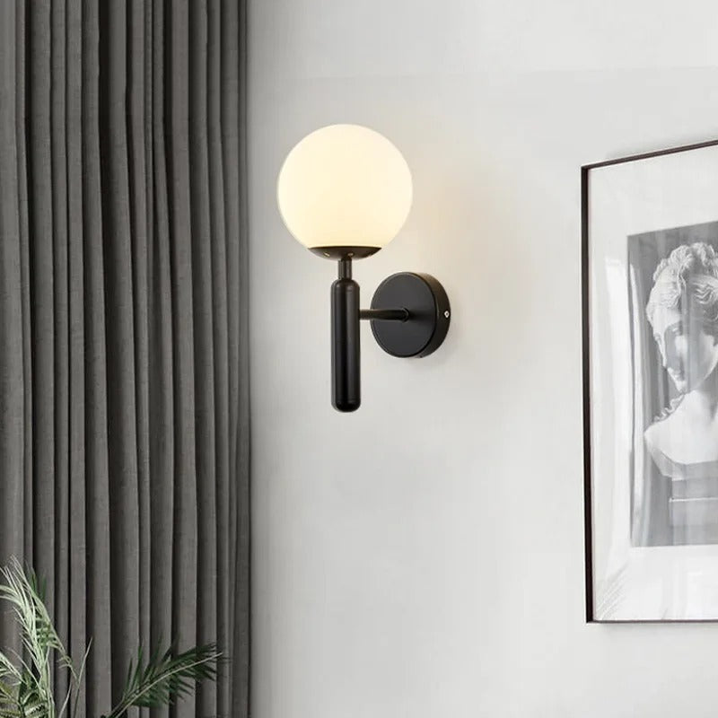 Minimalist Globe Mystical Radiance Wall Light