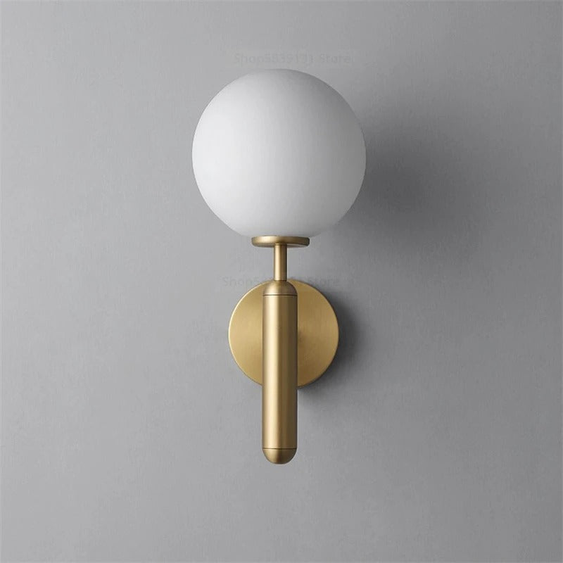 Minimalist Globe Mystical Radiance Wall Light