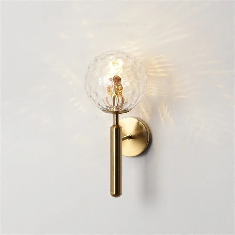 Minimalist Globe Mystical Radiance Wall Light