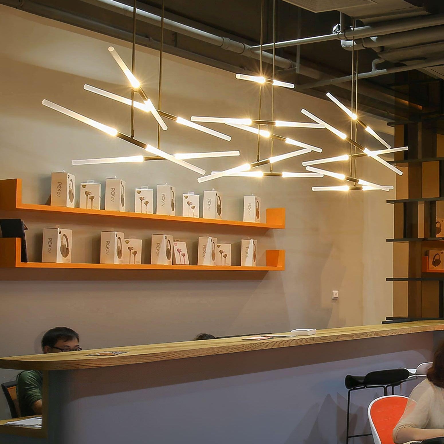 Hash Asymmetric Modern Metal Minimalist Chandelier