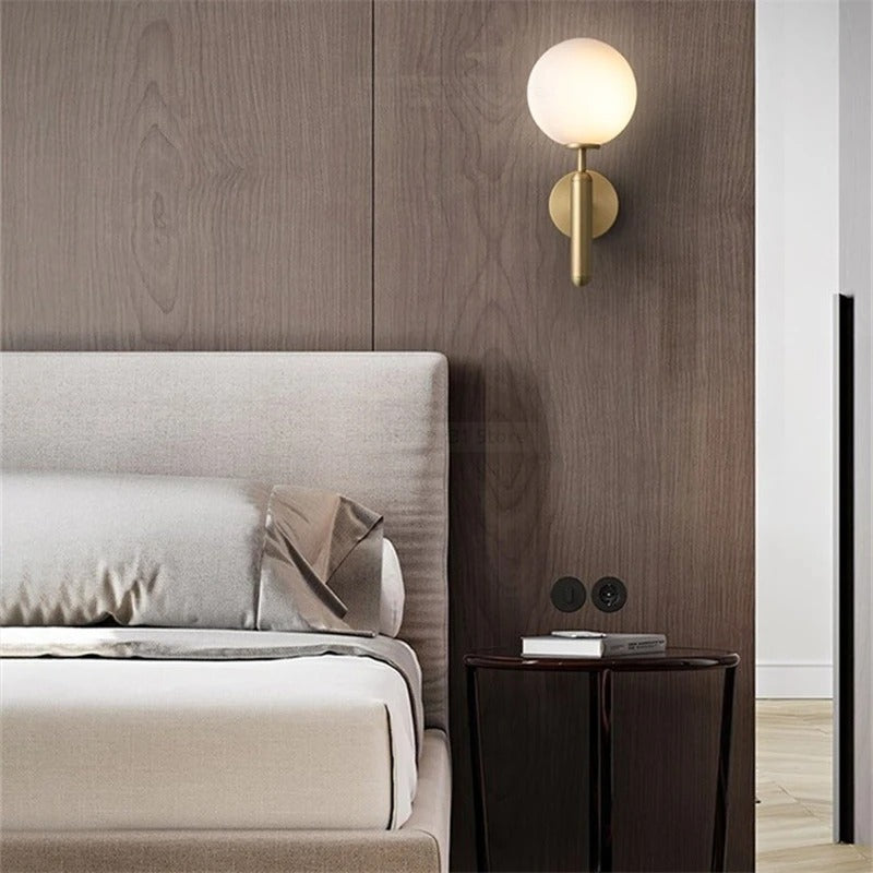 Minimalist Globe Mystical Radiance Wall Light