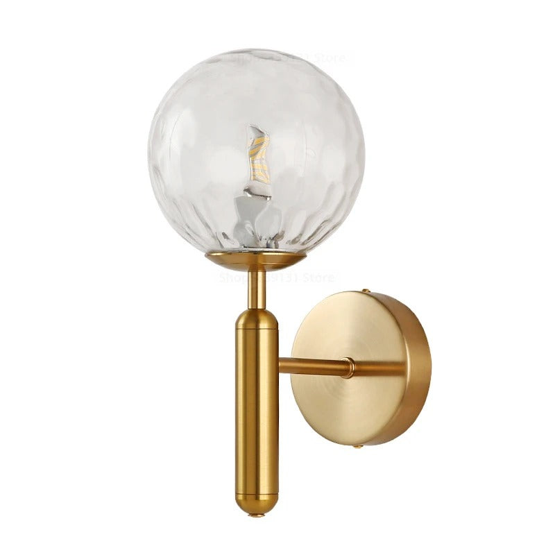 Minimalist Globe Mystical Radiance Wall Light