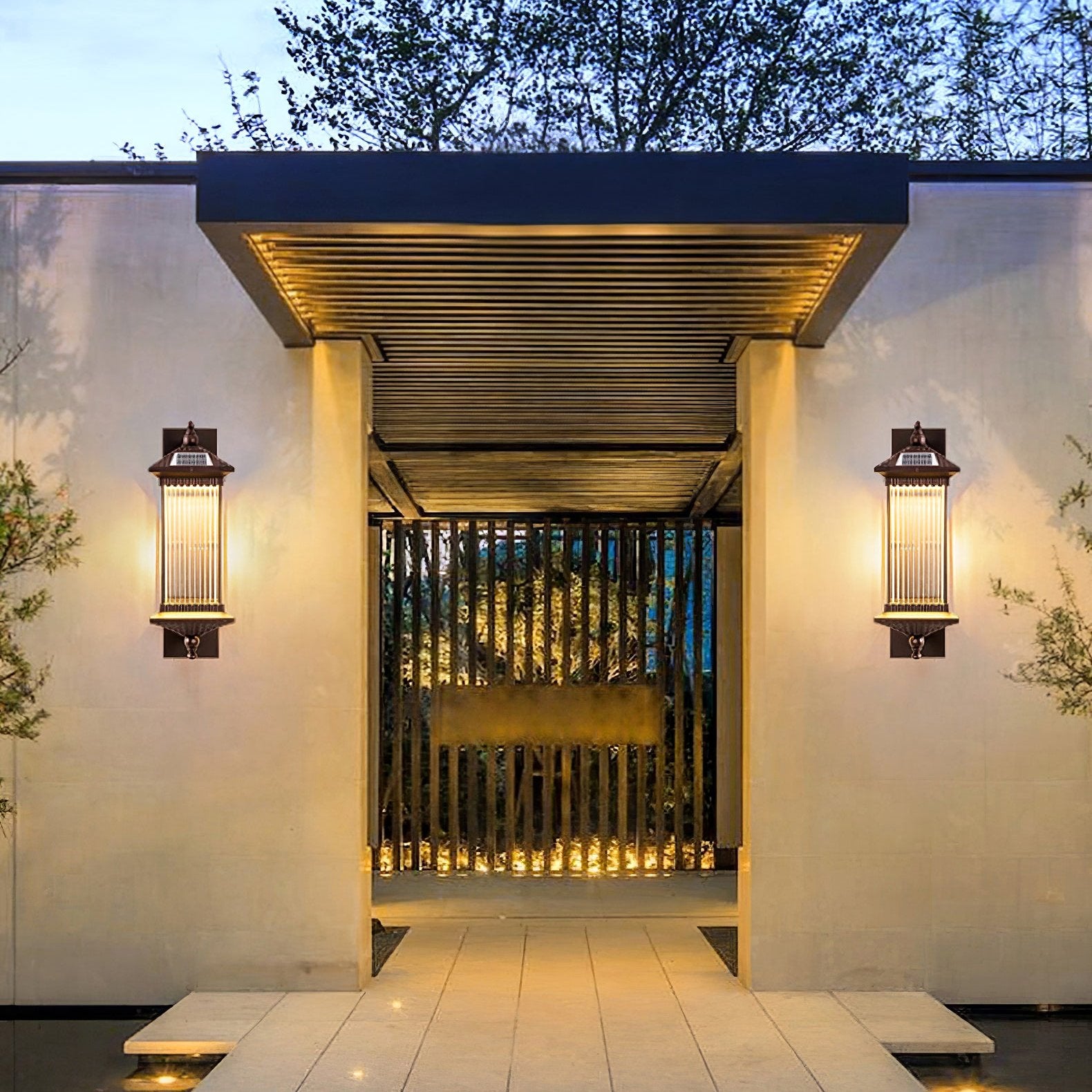 The Lantern of Time Retro Outdoor Waterproof Wall Lamp