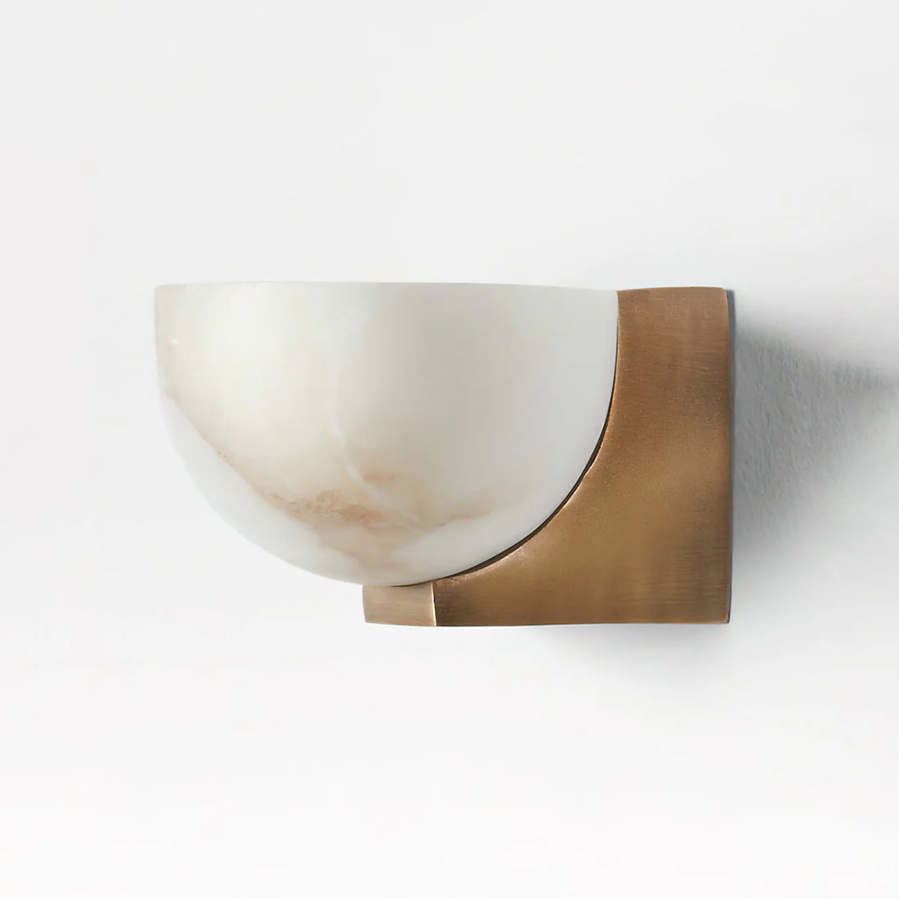 Halo Alabaster Minimalist Wall Light