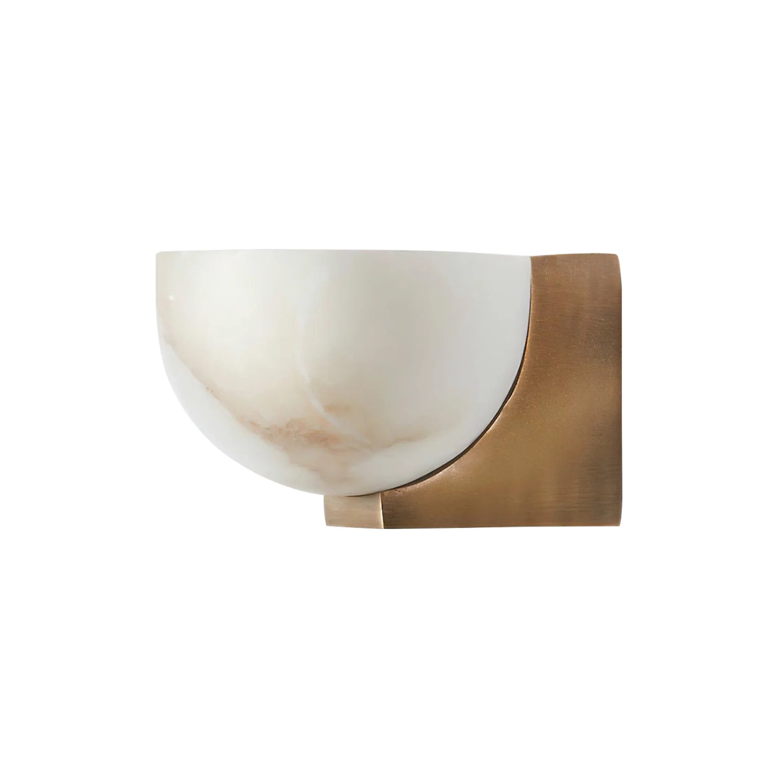 Halo Alabaster Minimalist Wall Light
