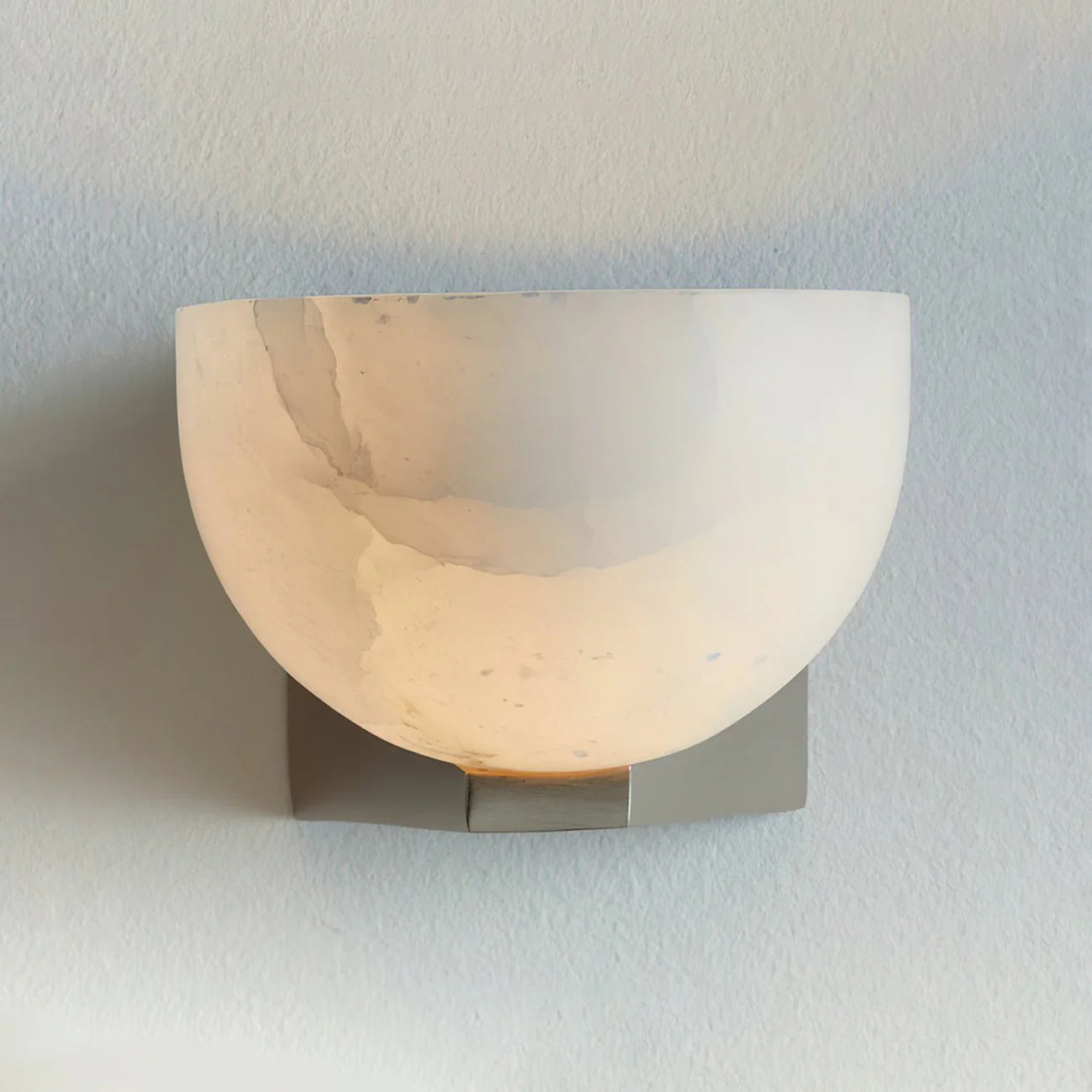 Halo Alabaster Minimalist Wall Light