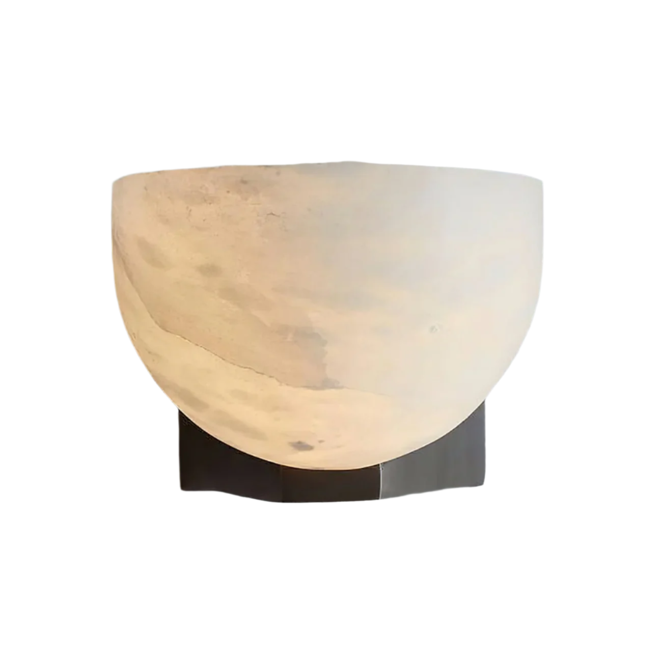 Halo Alabaster Minimalist Wall Light