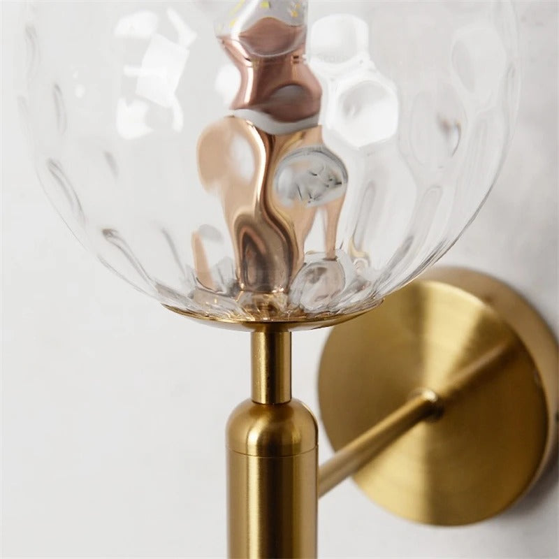 Minimalist Globe Mystical Radiance Wall Light
