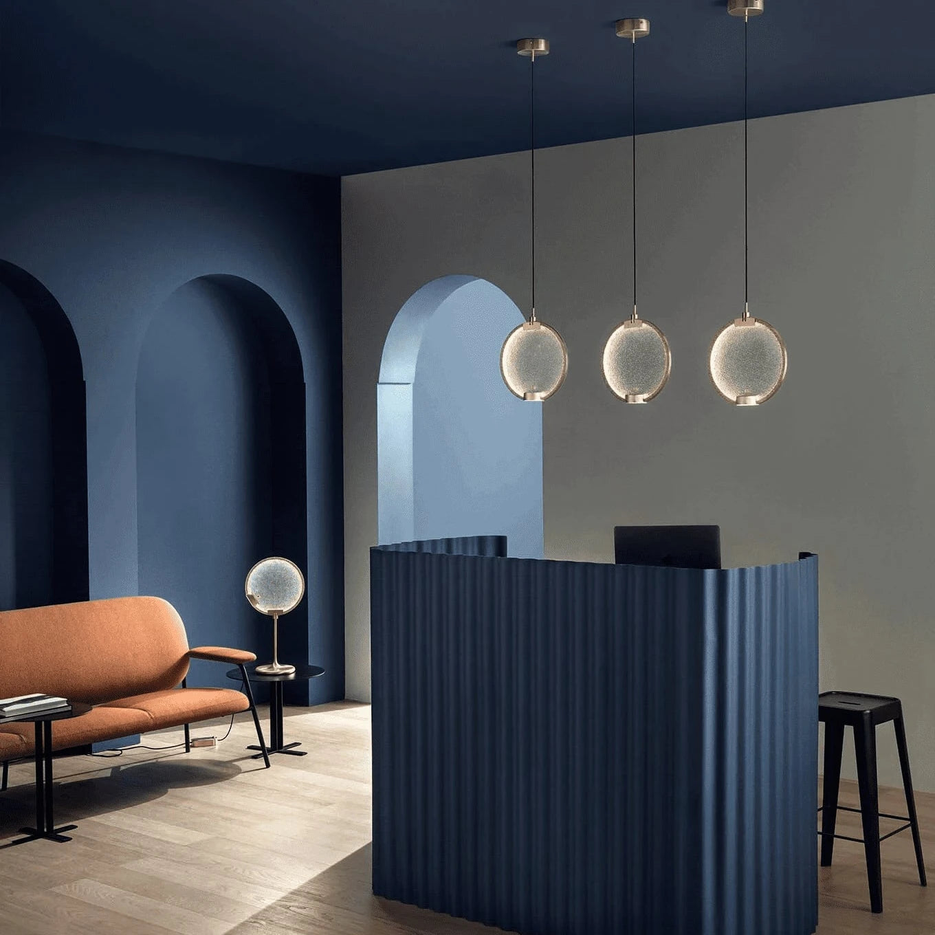 Brass frame Horo Pendant Light