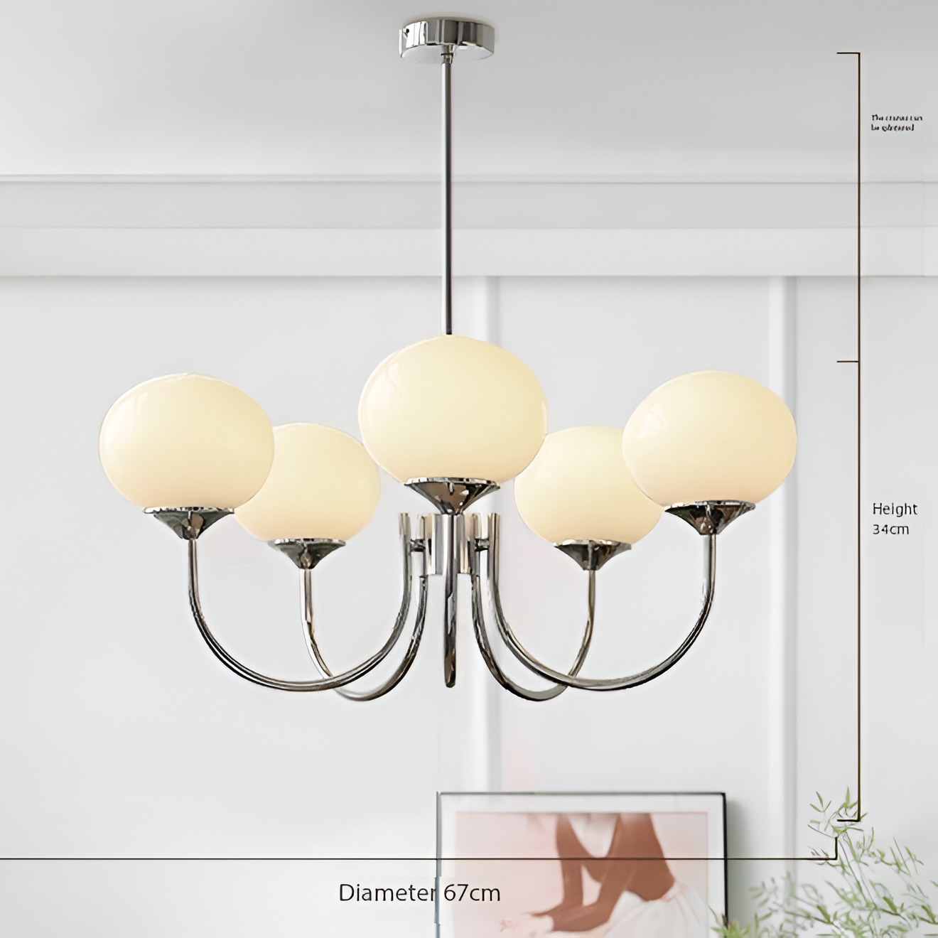 Lampada da soffitto a lampadario Marshmallow