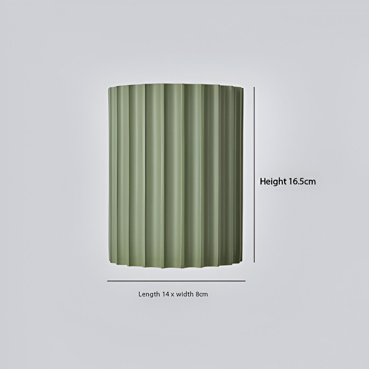 Lampada da parete in resina trasparente