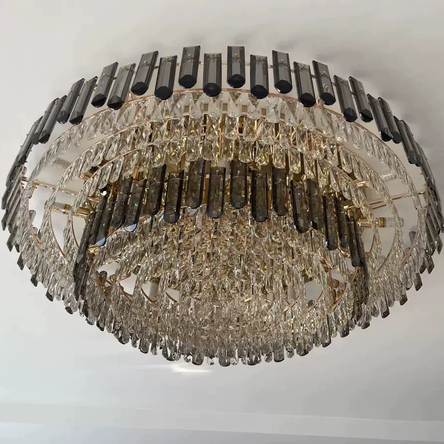 Gold Luxury Crystal Ceiling Chandelier