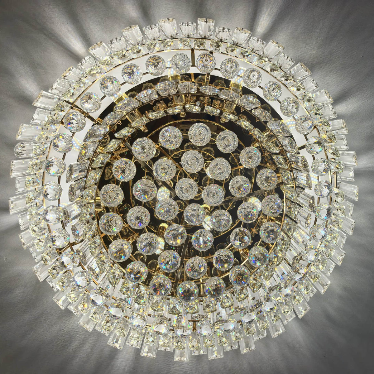 Gold Luxury Crystal Ceiling Chandelier