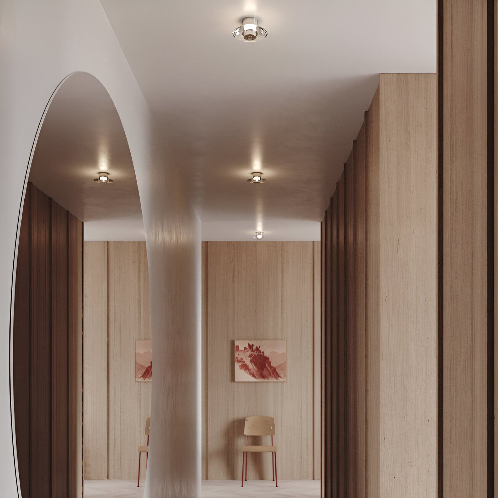 Italian Crystal Minimalist Clementine Wall Light