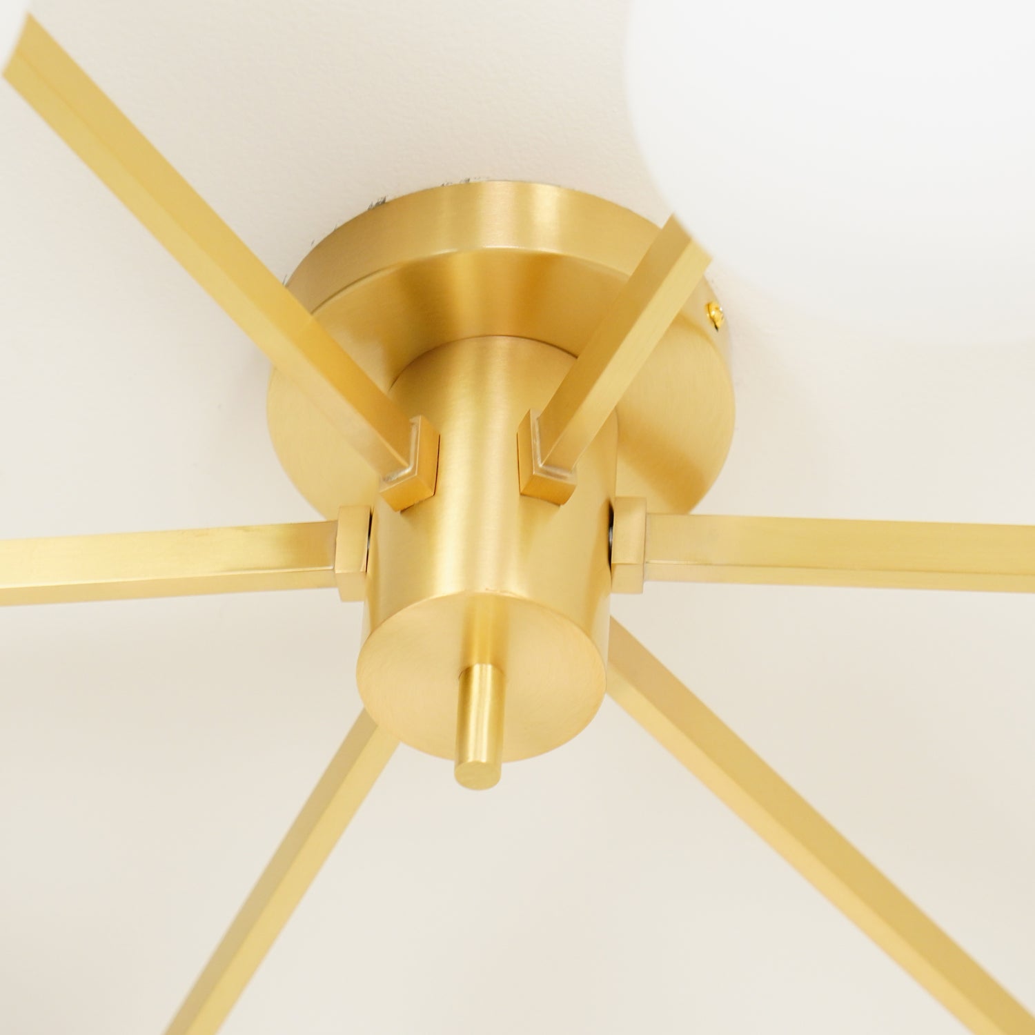 Lambda Minimalist Nordic Glass Ceiling Light