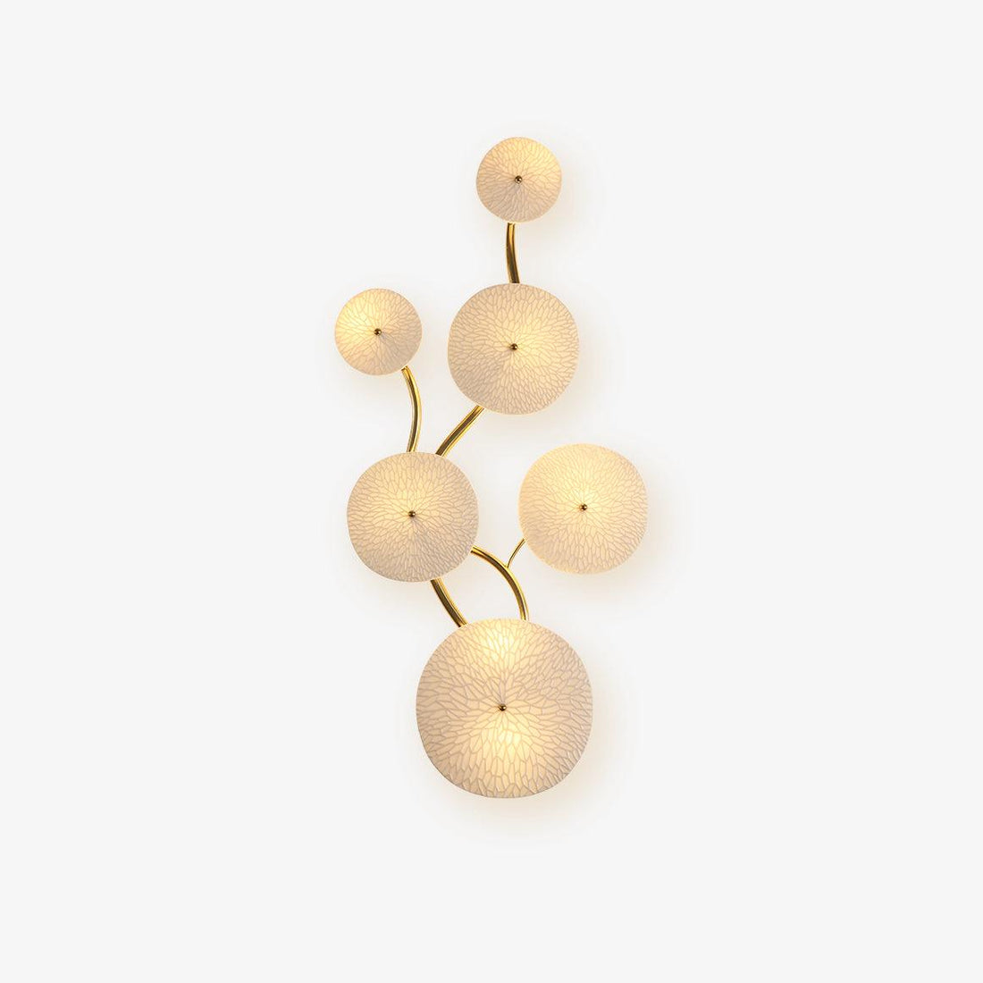 Aurelia Nordic Lotus Petal Ceramic Wall Light