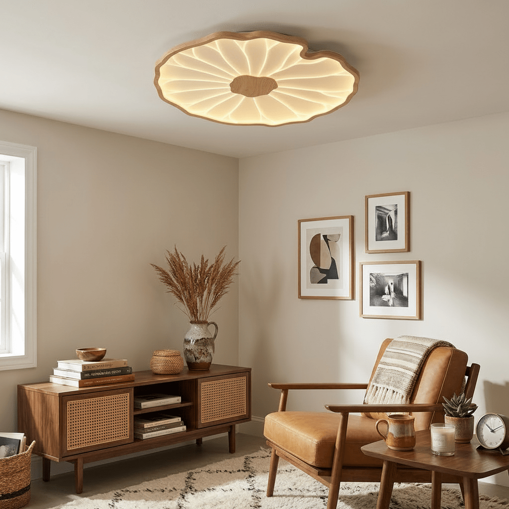 Avina Lotus Leaf Ceiling Light