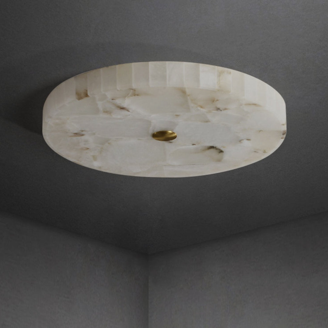 Lampada da soffitto in marmo luminoso