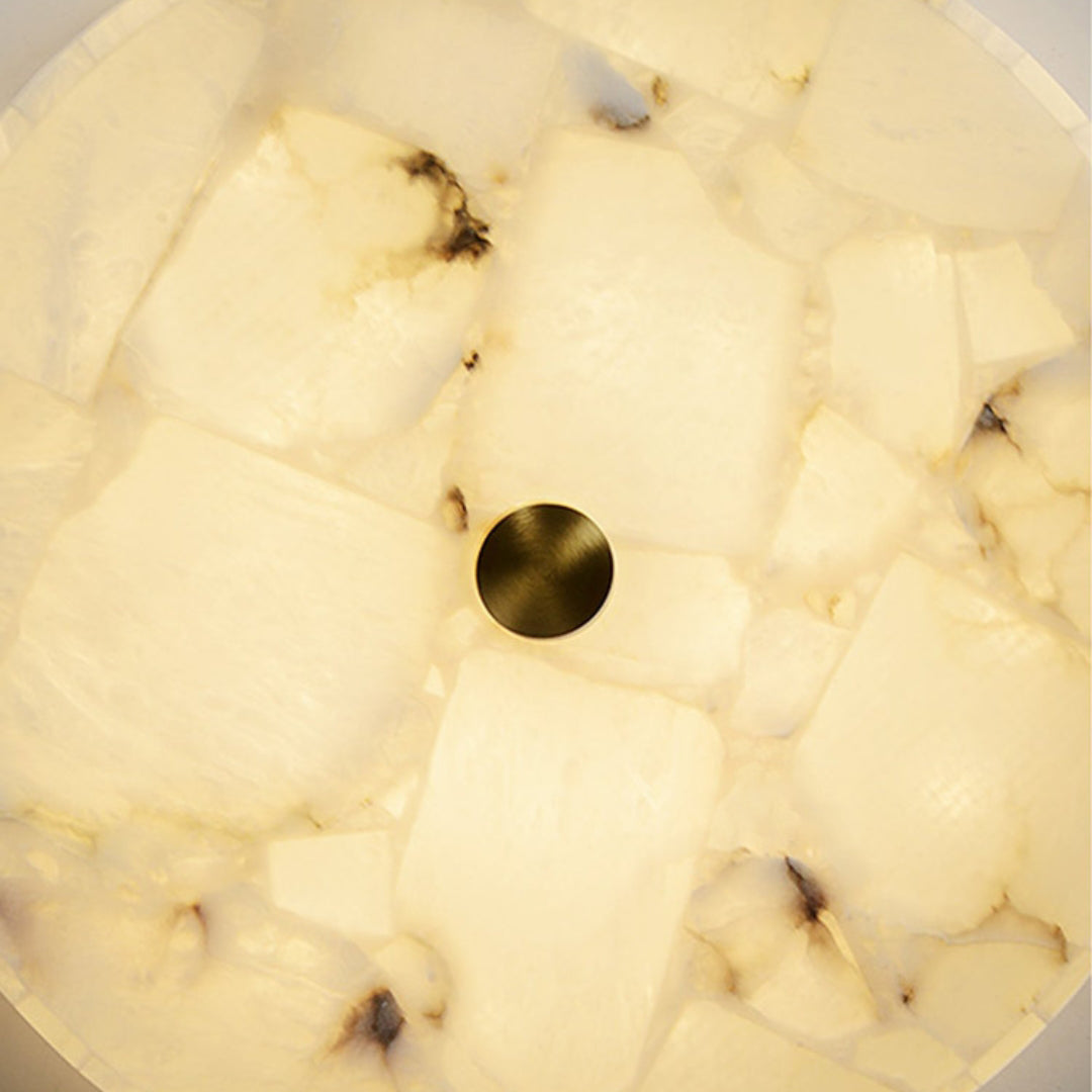 Lampada da soffitto in marmo luminoso