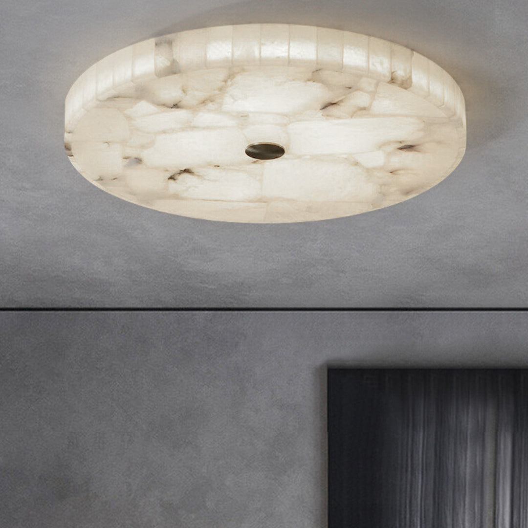 Lampada da soffitto in marmo luminoso