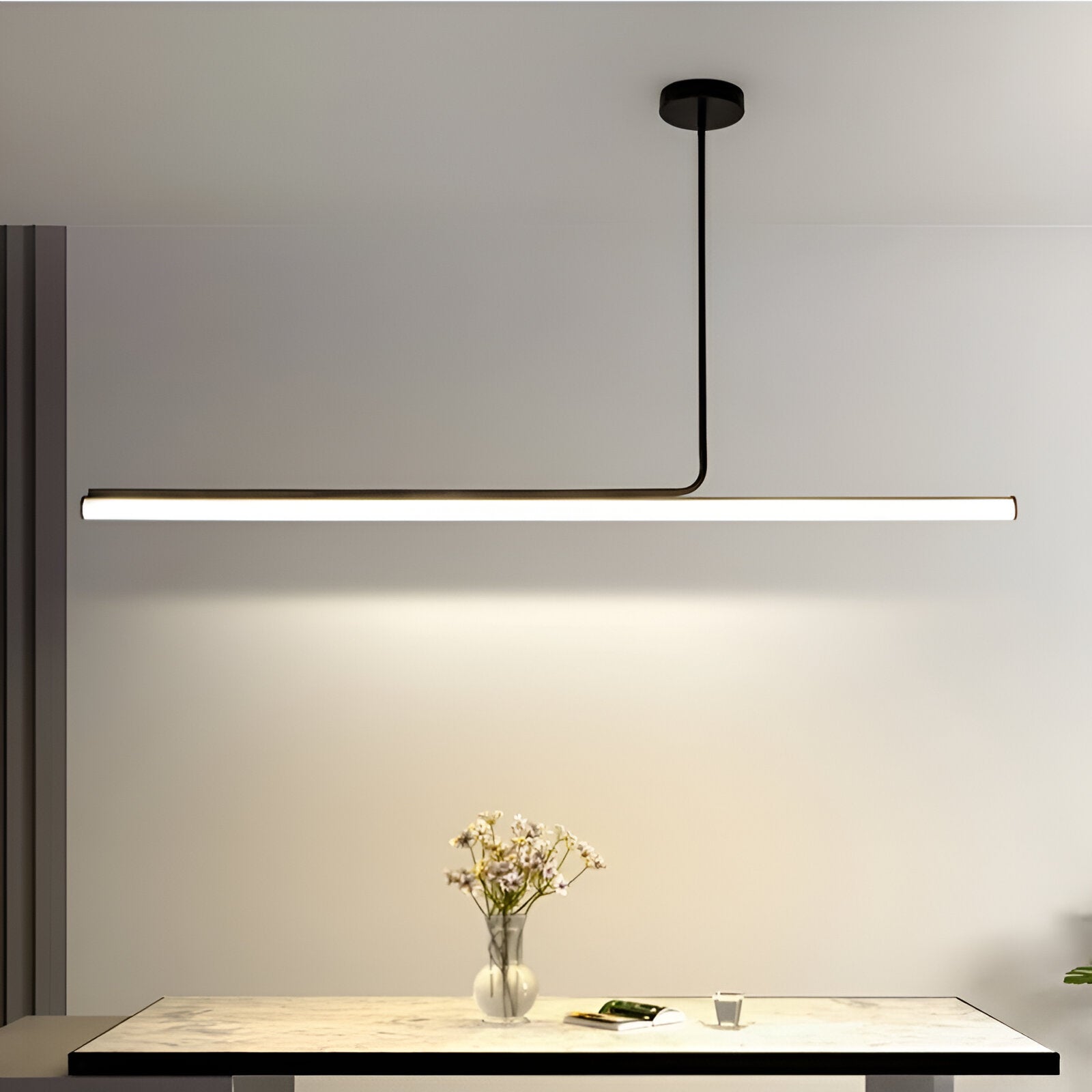 Luxury Acrylic Lampshade Mariah Linear Pendant Light