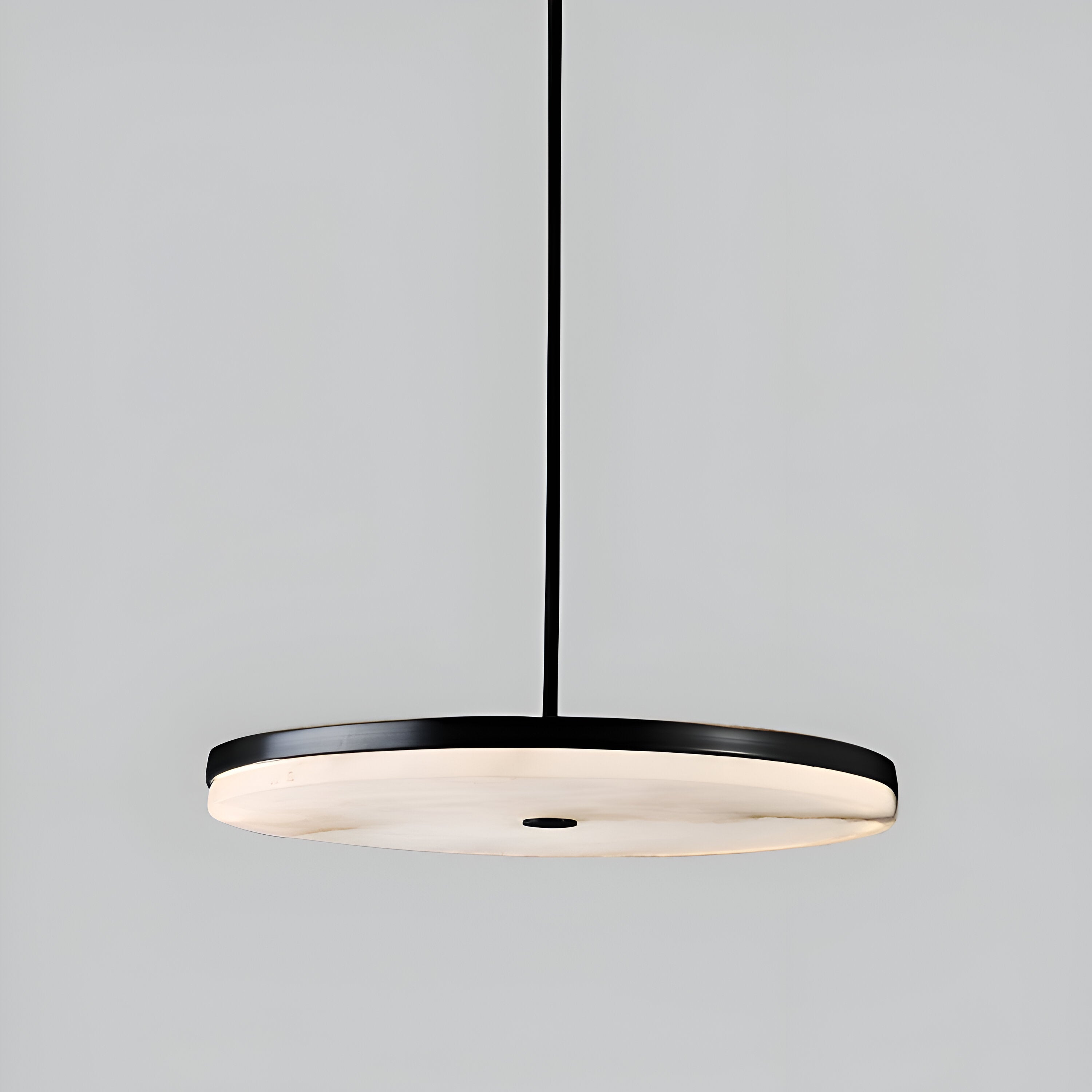 Manhattan Round Alabaster Pendant Light