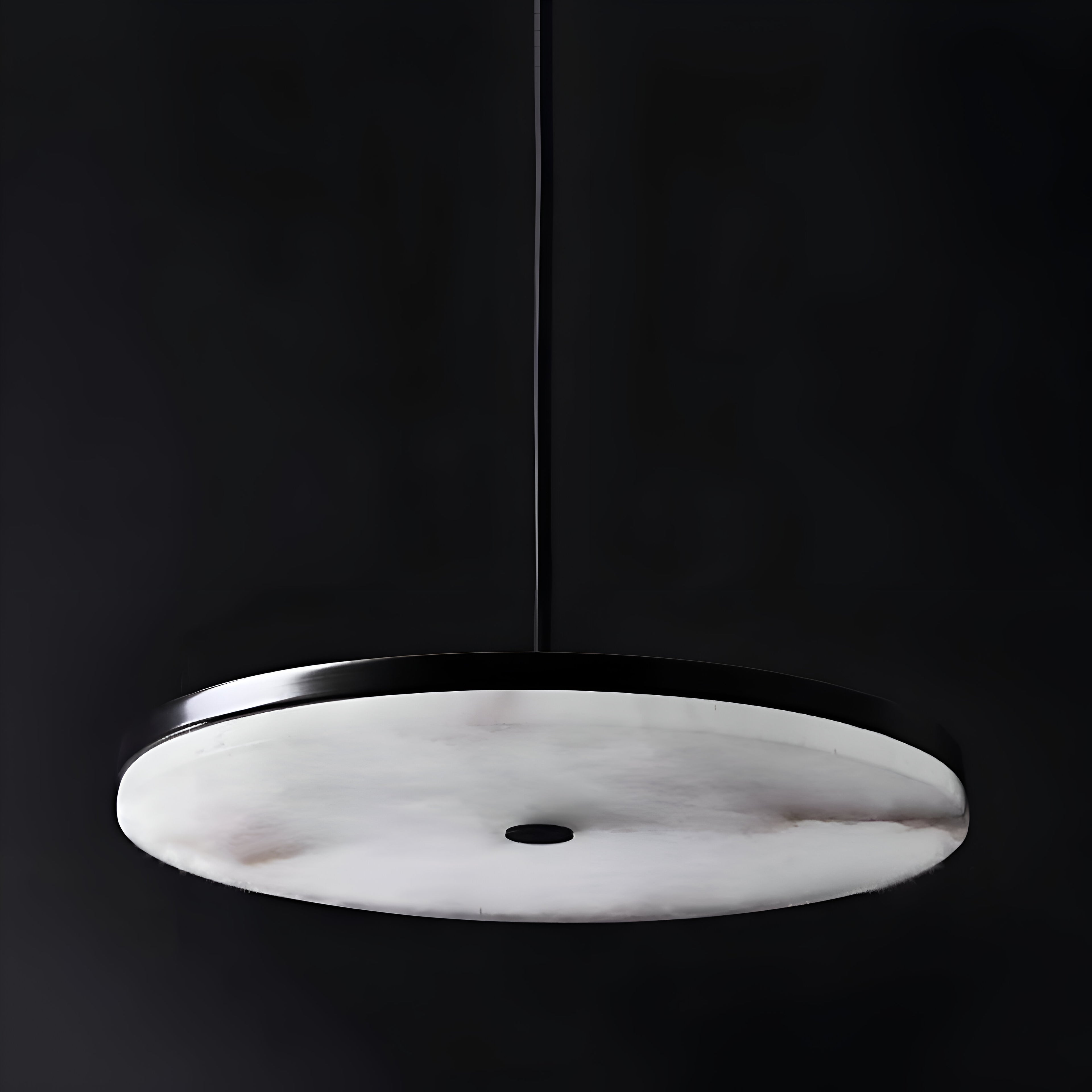 Manhattan Round Alabaster Pendant Light
